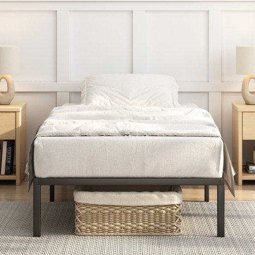 Metal bed frame heavy - metal, duty