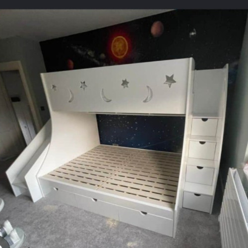 Kids bunkbed with - , storage