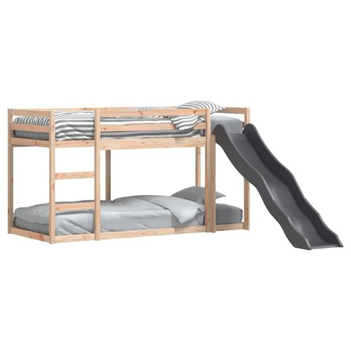 Bunk bed with slide - with,