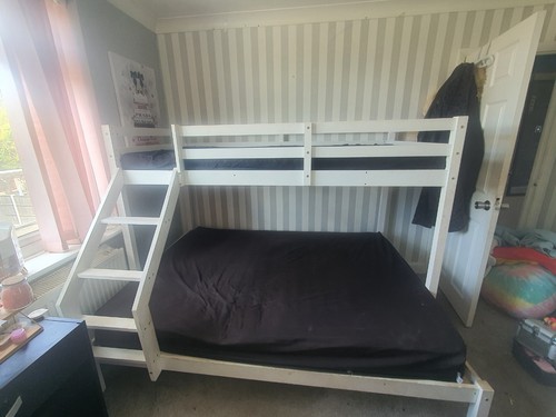 Triple bunk bed double and - bunk,