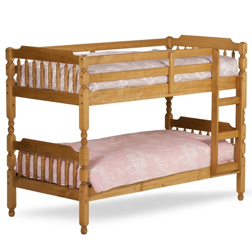 Wooden bunk bed colonial pine - bunk, bed,