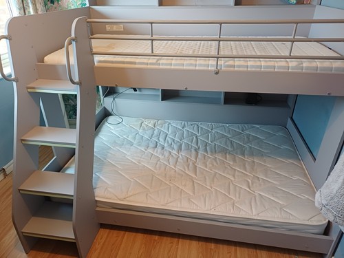 Triple bunk bed with - triple,