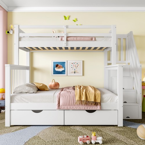 Triple bunk beds for kids - bunk,
