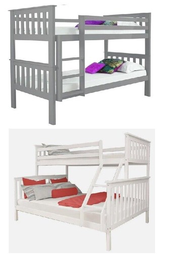 Wooden bunk bed - wooden, double