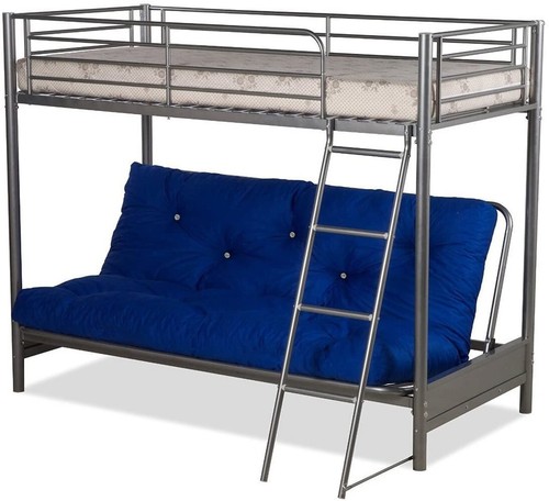 Filton grey metal futon - filton,