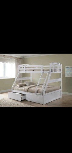Triple bed bunk double and - bed,